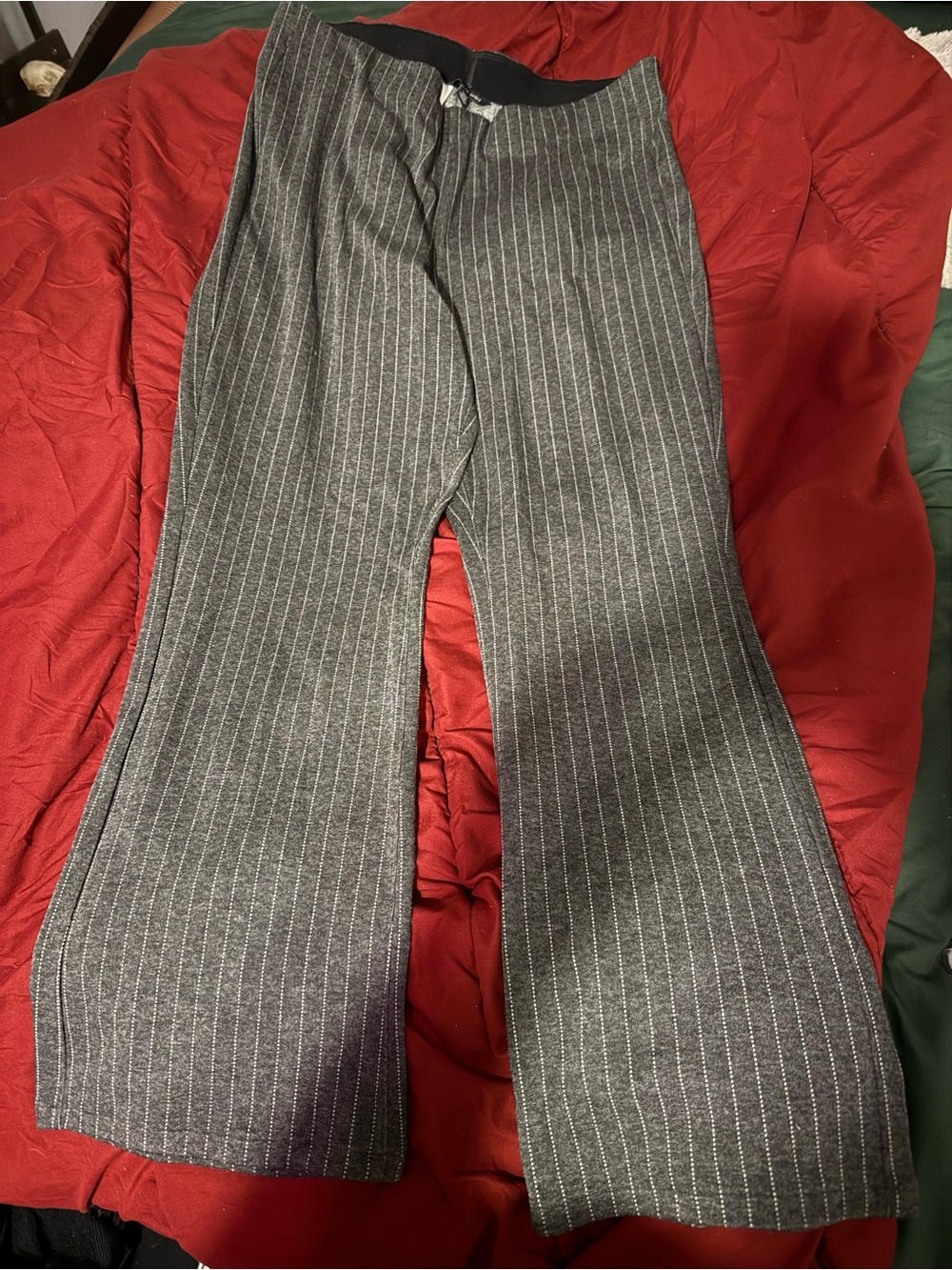 American Eagle Outfitters Gray Pinstripe Pants